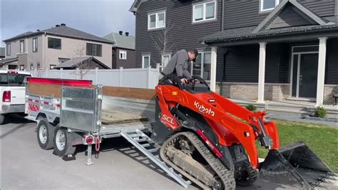 how to load and unload a skid steer|skid steer running directions.